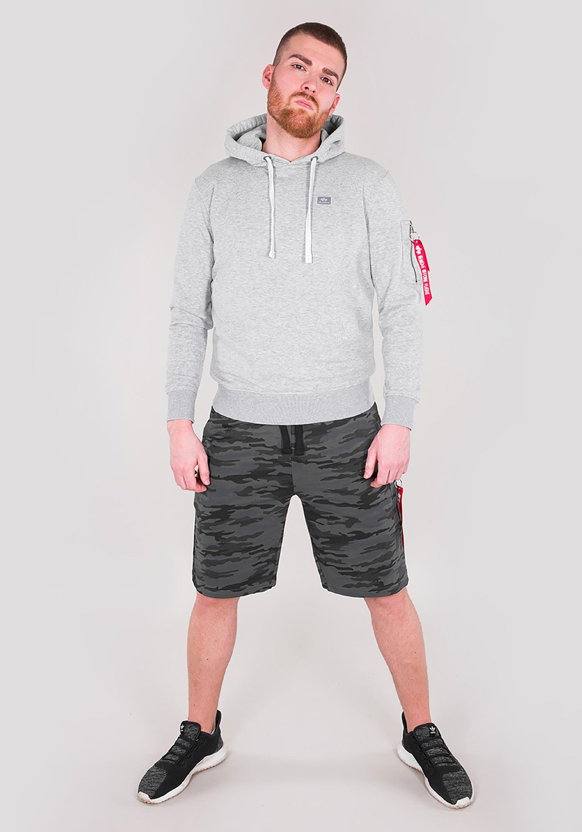 AlphaIndustriesShortsX-FitCargoShortCamoBlackCamo