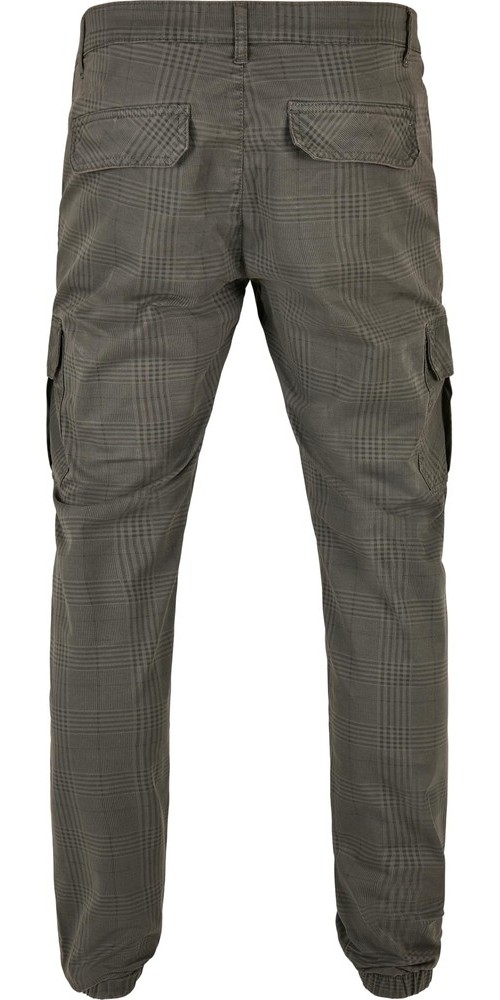 UrbanClassicsAOPGlencheckCargoJogPantsDarkgrey-3XL