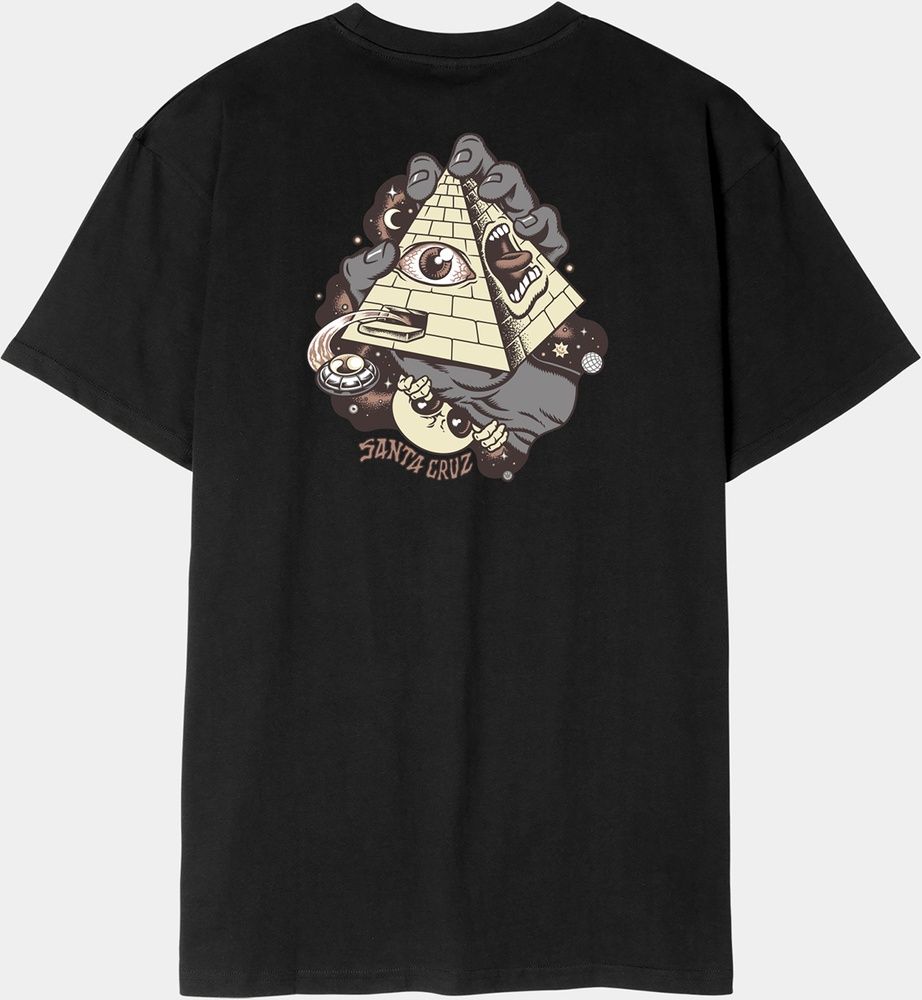 SantaCruzKnibbsInvasionHandStripT-ShirtSCM-T3404Black-XS