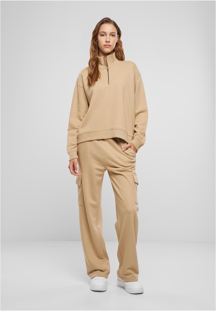 UrbanClassicsDamenLadiesLightTerryTroyerTB6853Unionbeige-3XL