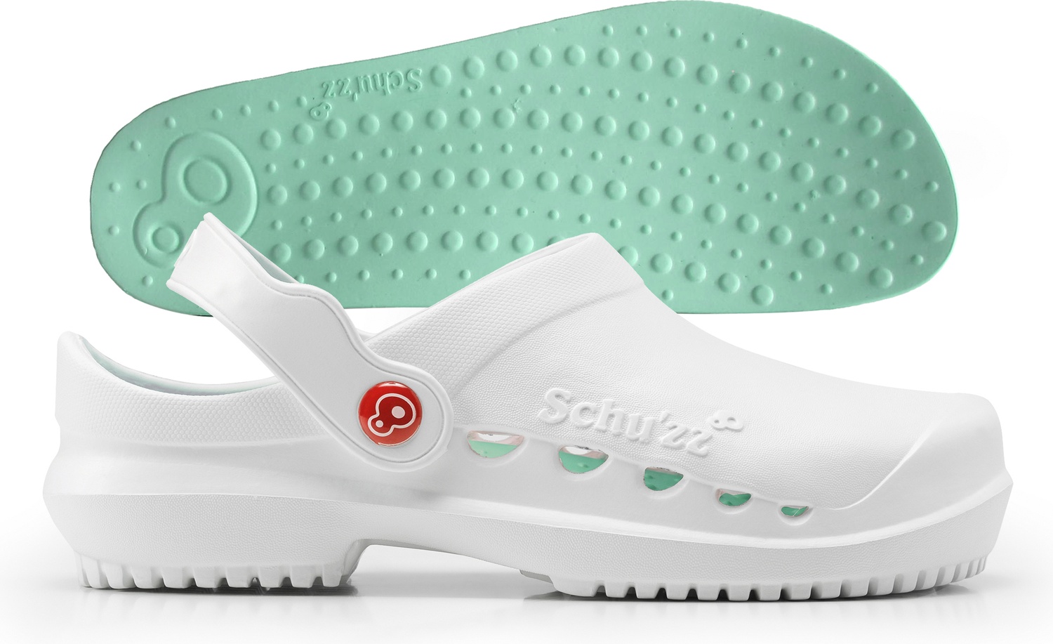 SchuzzSchuzzDamenClogBerufsschuhePROTECFemmeuniBlancAquaWei-36