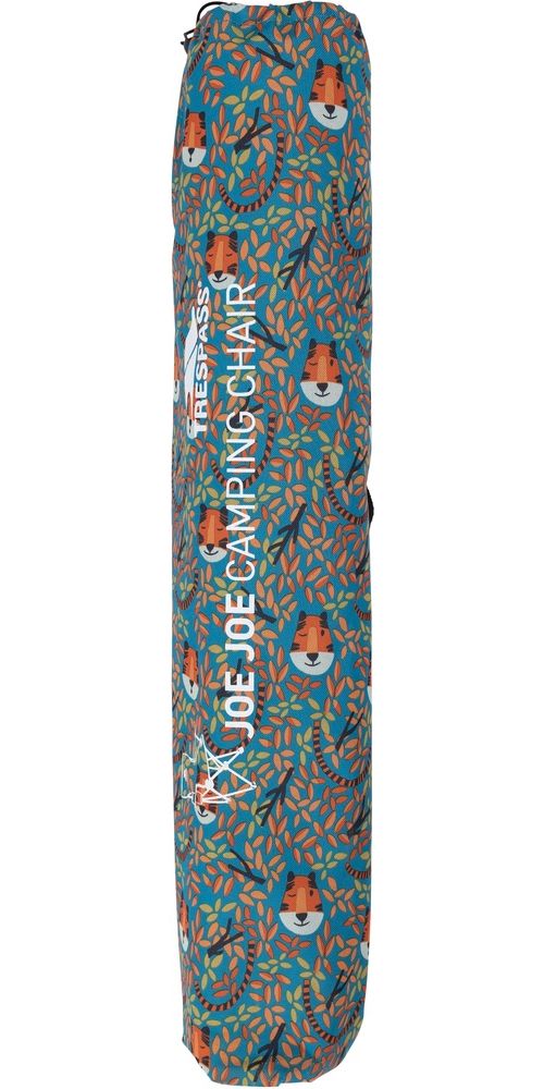 TrespassKinderWanderzubehrJoejoe-KidsCampingChairTealTigerPrint