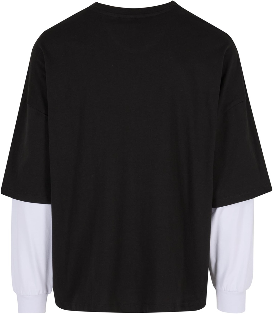 DEFDoubleLongsleevesDFLS029JetblackBrightwhite-L