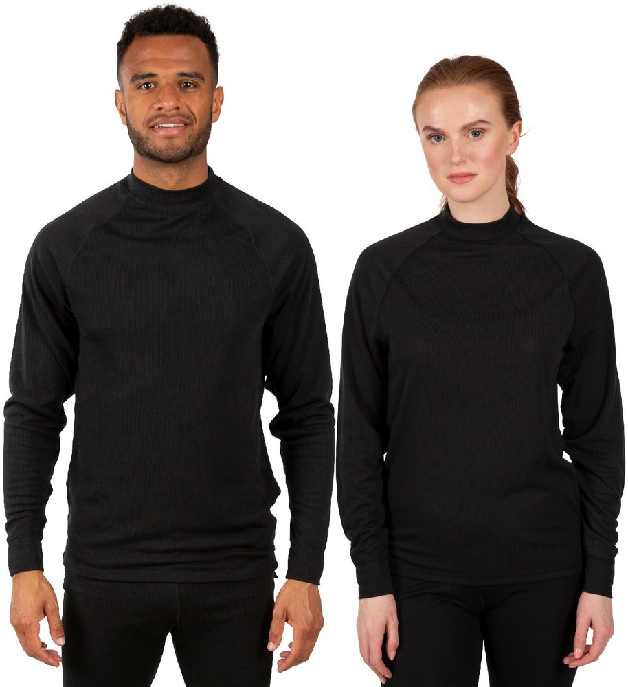 TrespassLongsleeveFlex360-AdultsBaseLayerTopBlackX-3XS