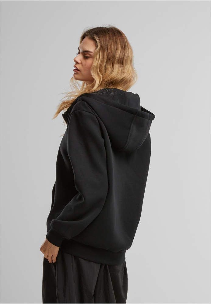 MissTeeDamenPeaceSignEMBFluffyZipHoodyMST280