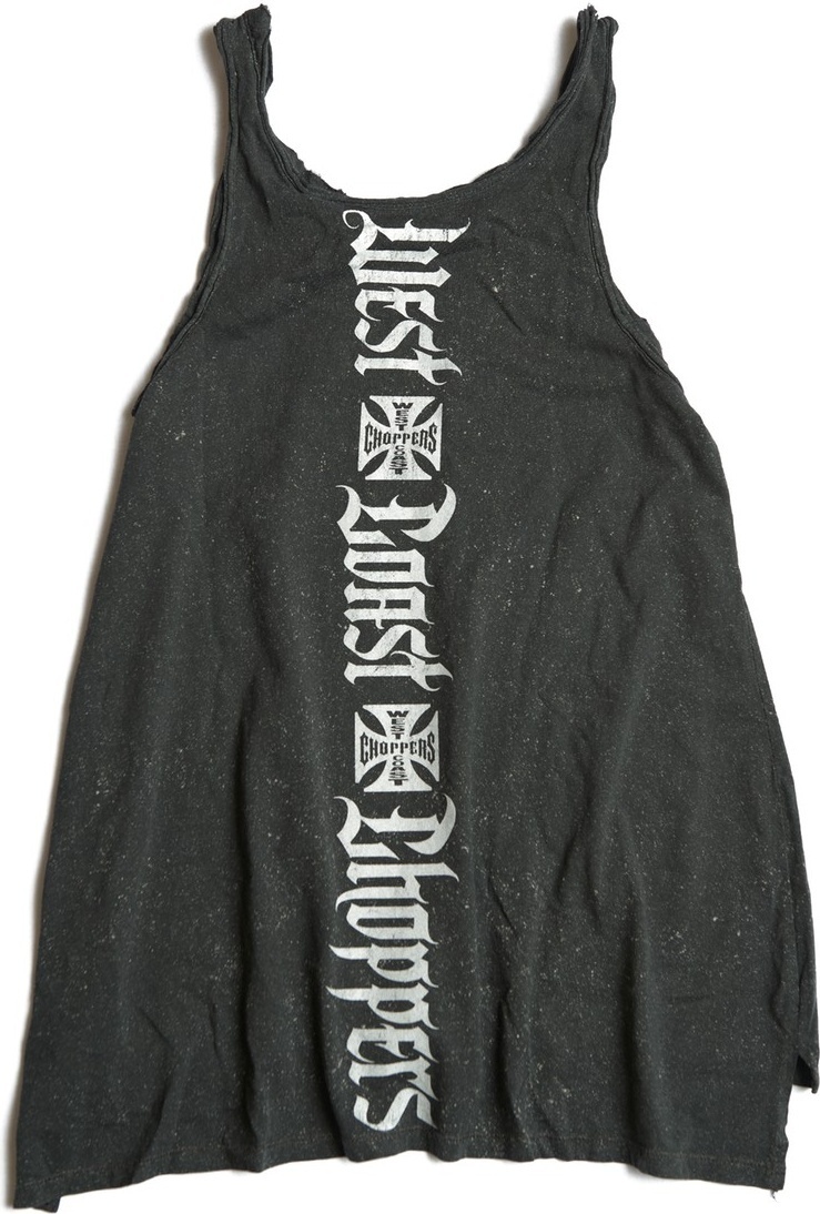 WCCWestCoastChoppersFemaleShirtTopVintegeGraphite