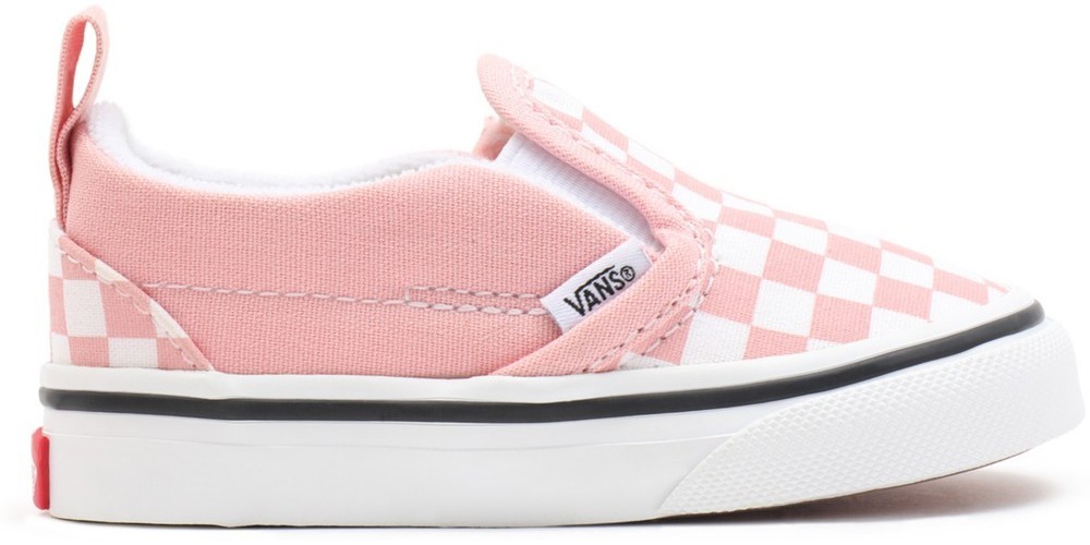 VansKinderKidsLifestyleClassicFTWSneakerTdSlip-OnVCheckerboardPowderPinkTrueWhite