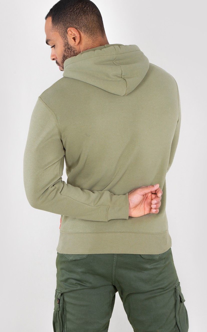 AlphaIndustriesBasicHoodieOlive-2XL