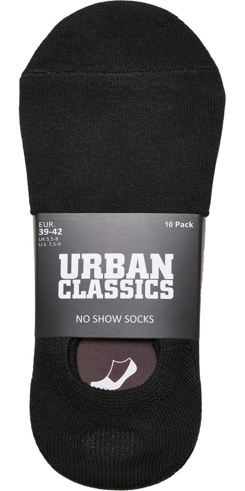 UrbanClassicsNoShowSocks10-PackBlack