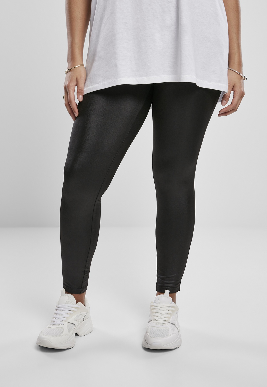 UrbanClassicsDamenLeggingsLadiesImitationLLeggingsBlack