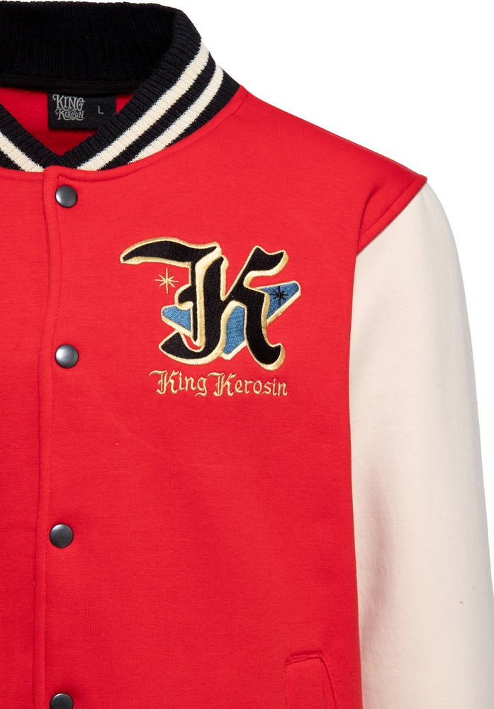 KingKerosinCollegeSweatJackeDetroitGreaserKKU44050Red-S