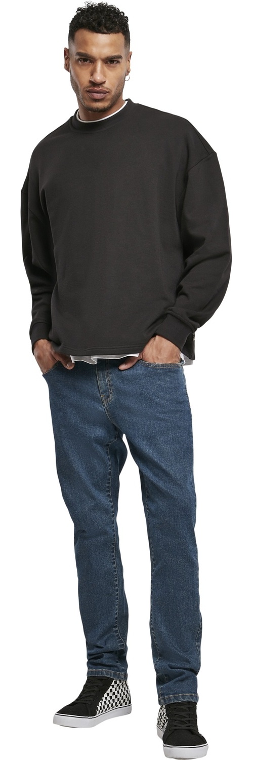 UrbanClassicsHoodieSweatshirtOrganicOversizedBoxyCrewBlack