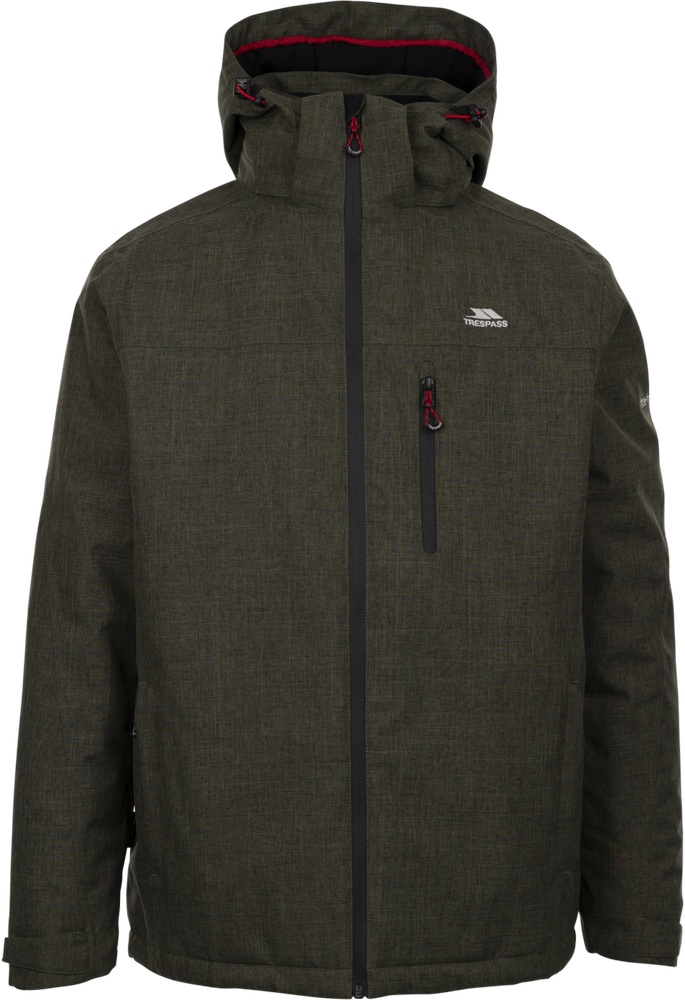 TrespassRegenjackeFyfinnJacketDarkVineMarl-XS