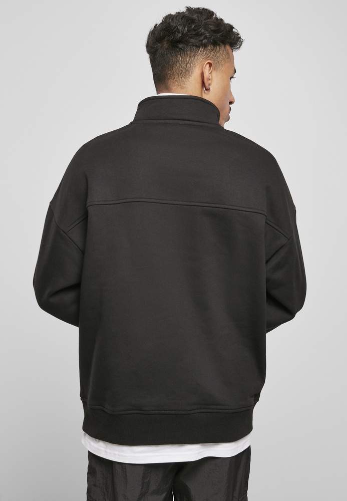 StarterBlackLabelSweatshirtHeavyColorBlockTroyerBlack