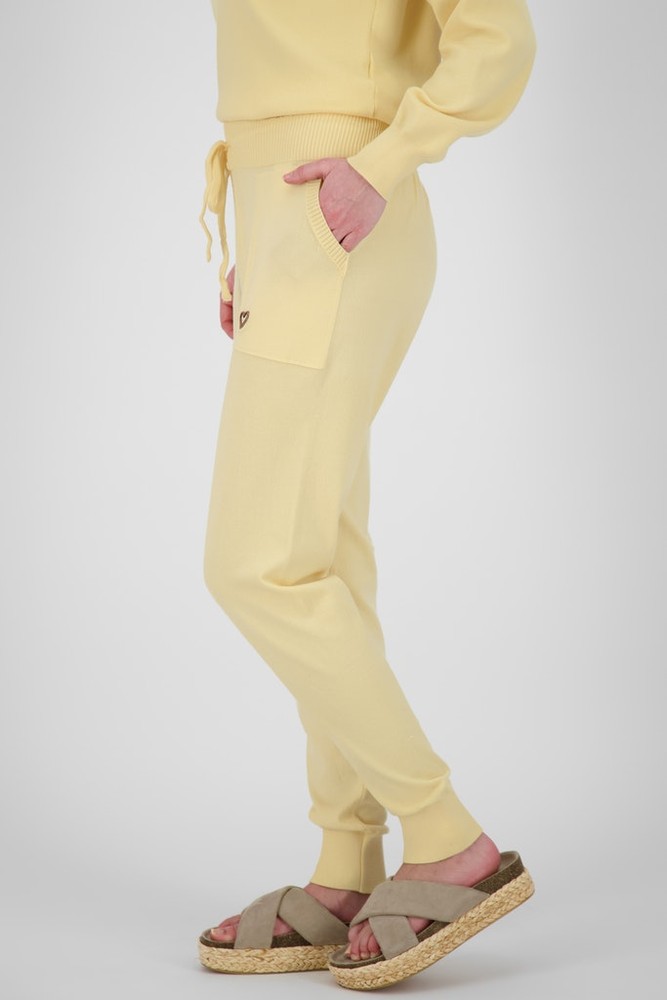 AlifeKickinDamenStrickhoseWilmaAKKnitpantButter-XL