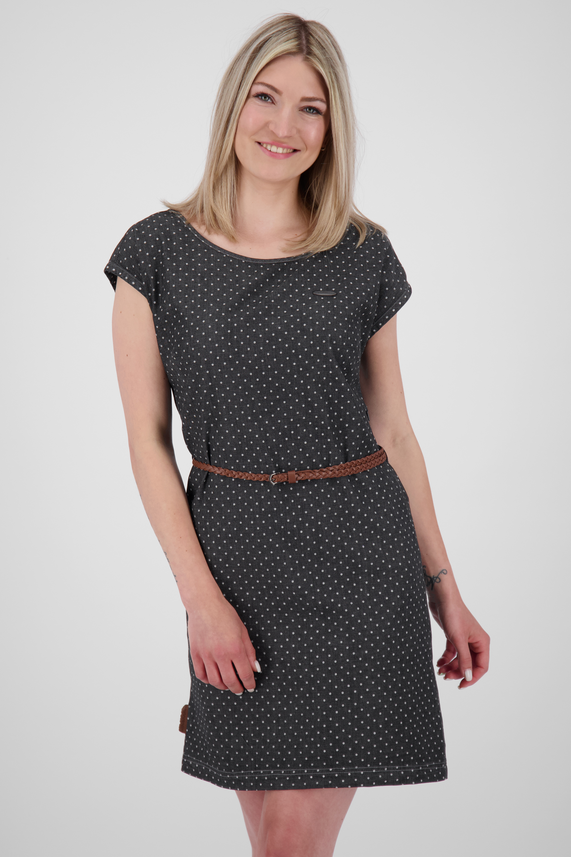 AlifeKickinDamenKleidMelloAKBDress62200-2201BlackDenim-M