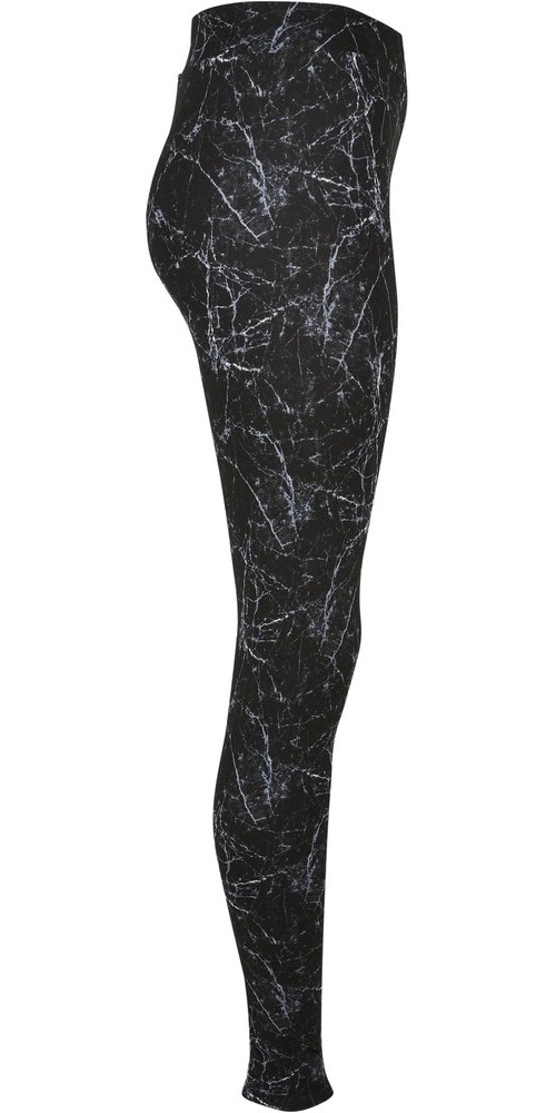UrbanClassicsDamenLadiesSoftAopLeggingsBlackmarble-3XL