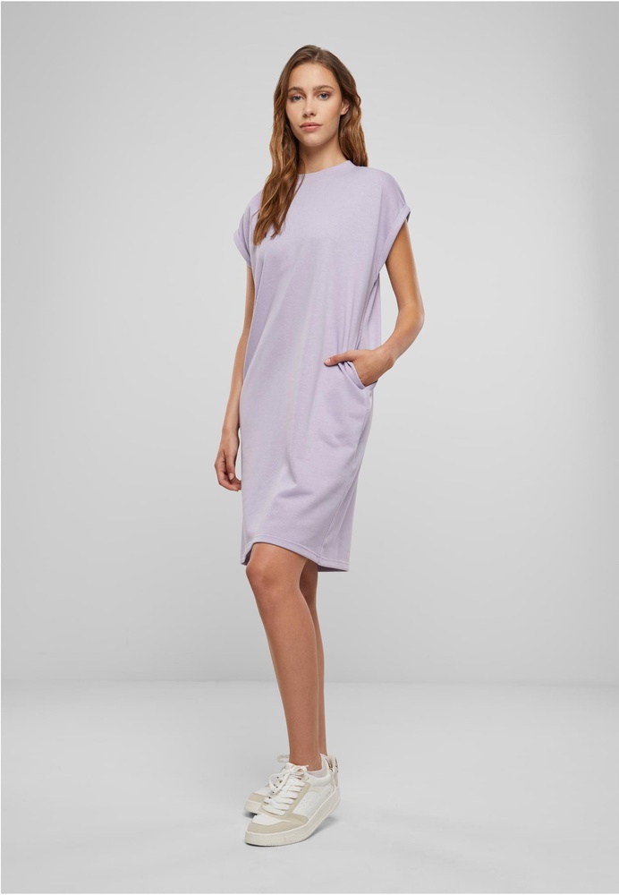 UrbanClassicsDamenKleidLadiesLightTerryDressTB6856Dustylilac-3XL