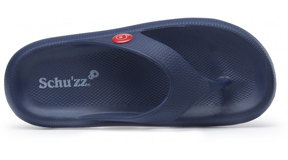 SchuzzSchuzzHerrenClogBadeschuheFlipFlopHommeBleu-marineBlau-4041