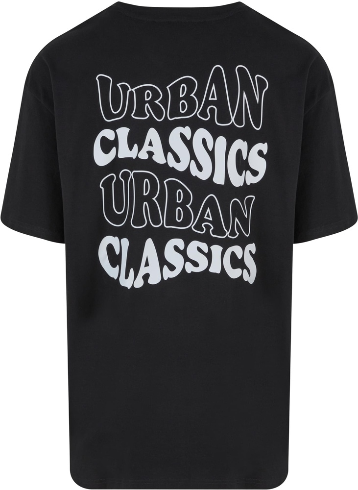 UrbanClassicsT-ShirtUCWeavyLogoHeavyOversizedTeeTB7552Black-3XL