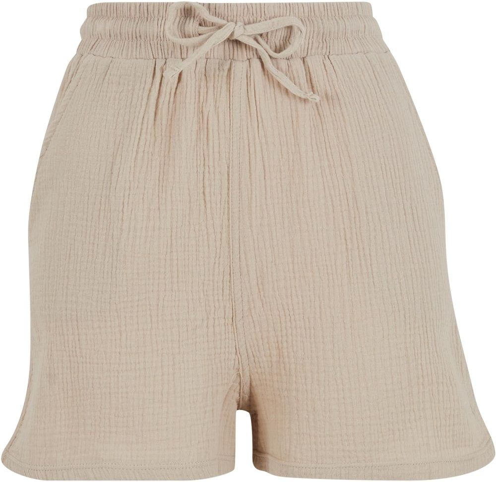 UrbanClassicsDamenLadiesMusselinShortsTB7467Chalkdust-3XL