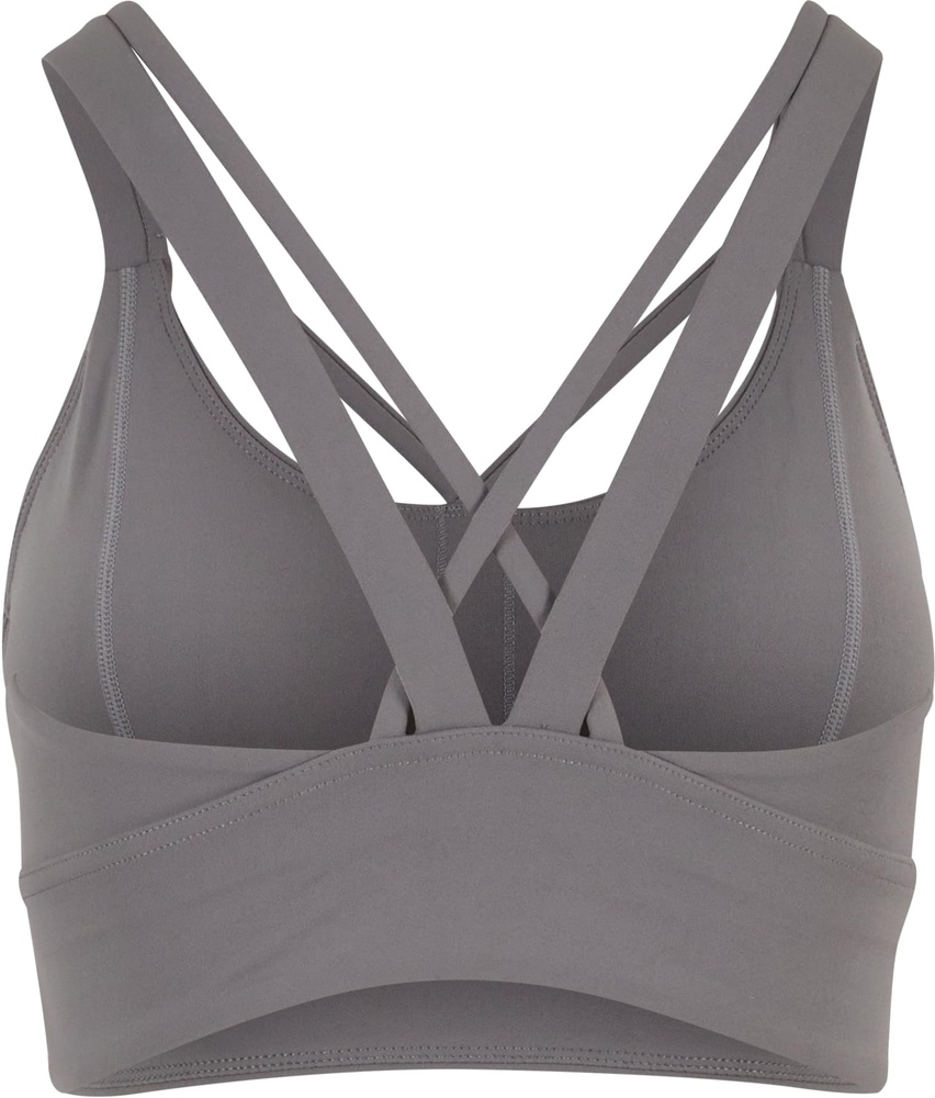 UCYogaDamenSport-BHLadiesSportsBraCrossedTB7809SeniorGrey-L