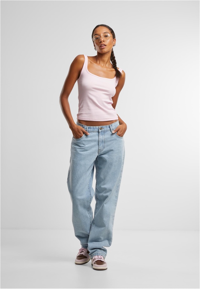 UrbanClassicsDamenLadiesWideNeckRibTop2-PackTB7513AWhite-4XL