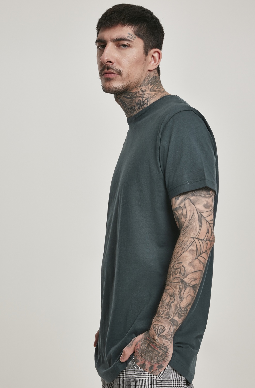 UrbanClassicsT-ShirtShapedLongTeeBottlegreen-2XL