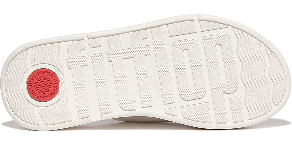 FitFlopDamenSandalenF-ModeLeatherFlatformCrossSlidesFW5