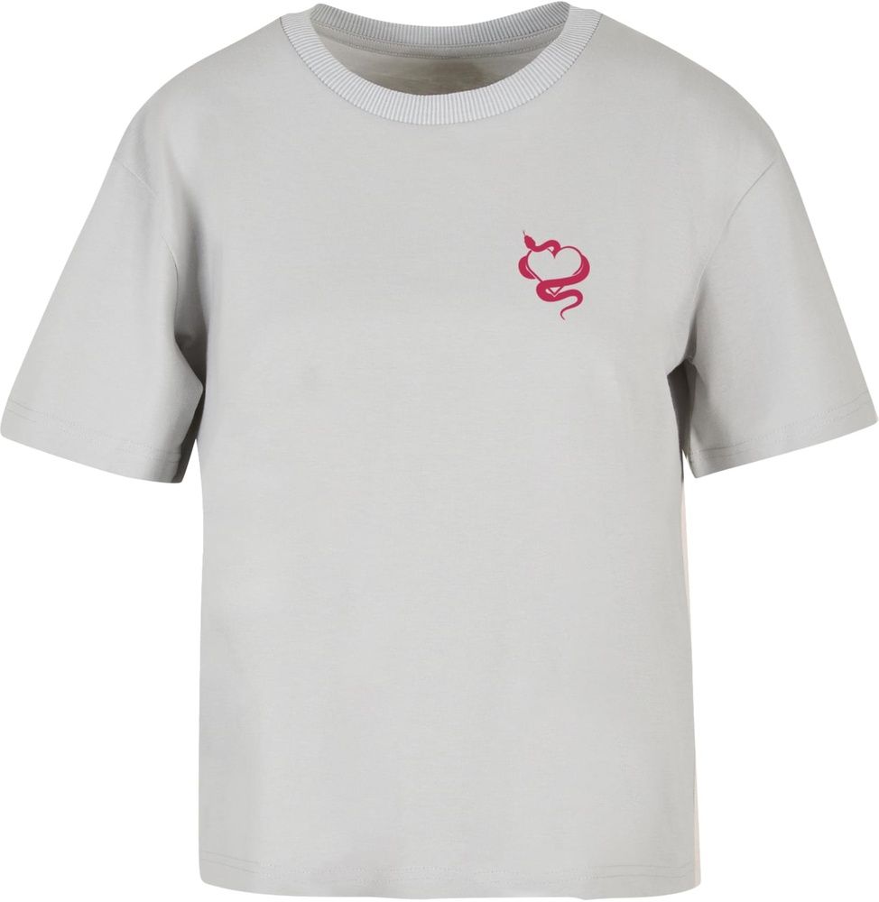 MisterTeeDamenSnakesHeartTeeMST037Lightasphalt-3XL