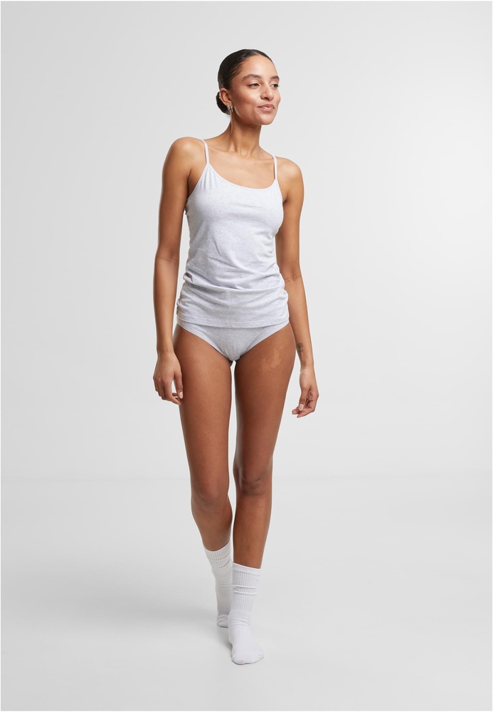 UrbanClassicsDamenLadiesBasicTankTopCotton2-PackTB7673AHeathergreyHeathergrey-L