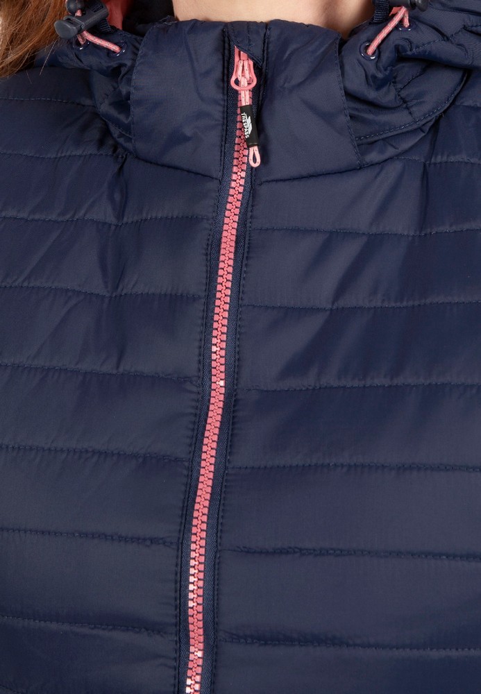 TrespassDamenWesteAretha-FemaleCasualGiletNavyDustyRose-XS