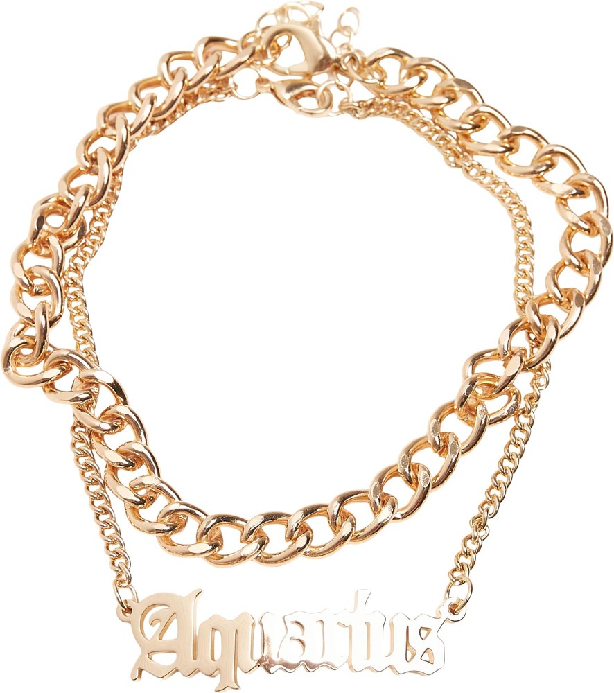 UrbanClassicsZodiacGoldenAnkletAquarius