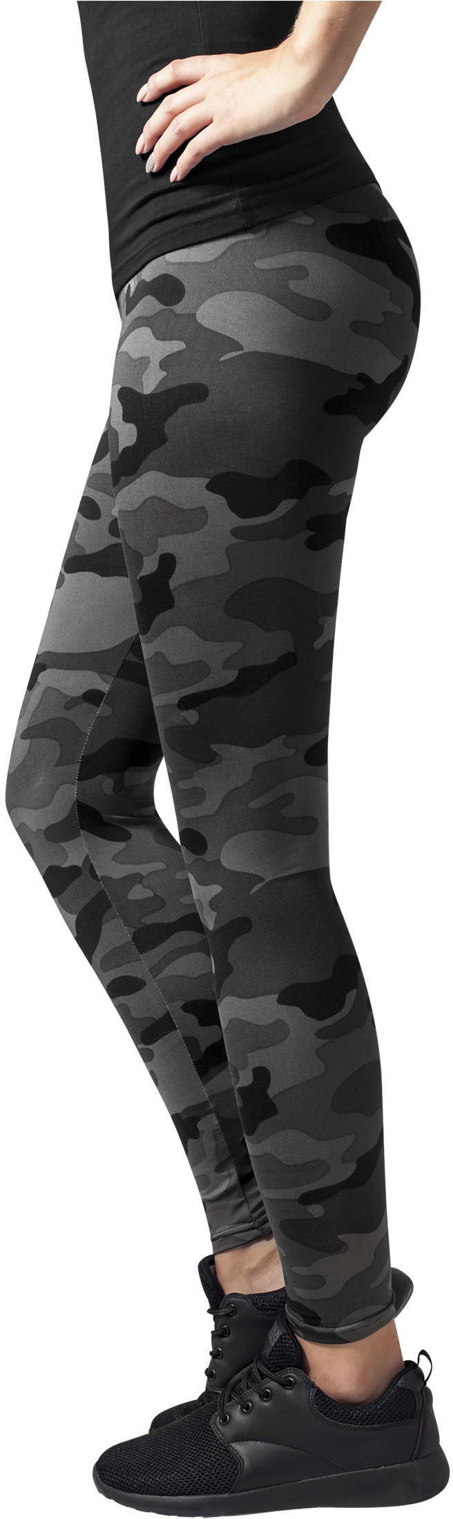 UrbanClassicsDamenLeggingsLadiesCamoLeggingsDarkCamouflage-L