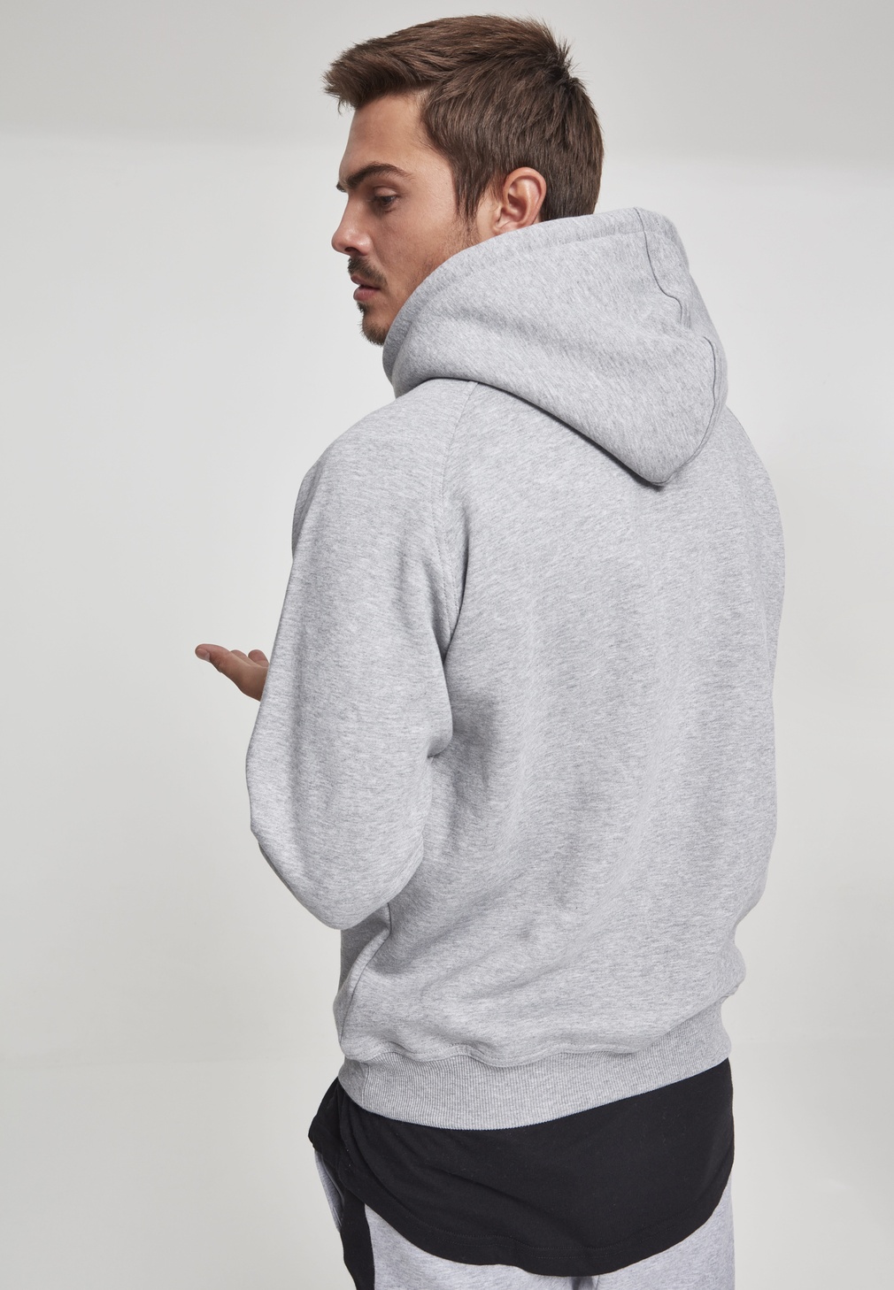 UrbanClassicsHoodieBlankHoodyGrey-3XL