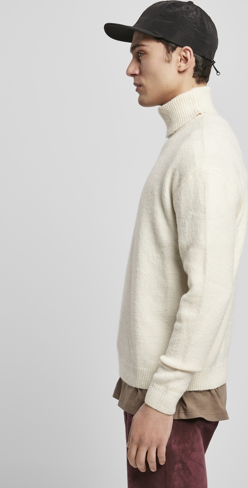 UrbanClassicsSweatshirtOversizedRollNeckSweaterWhitesand-3XL