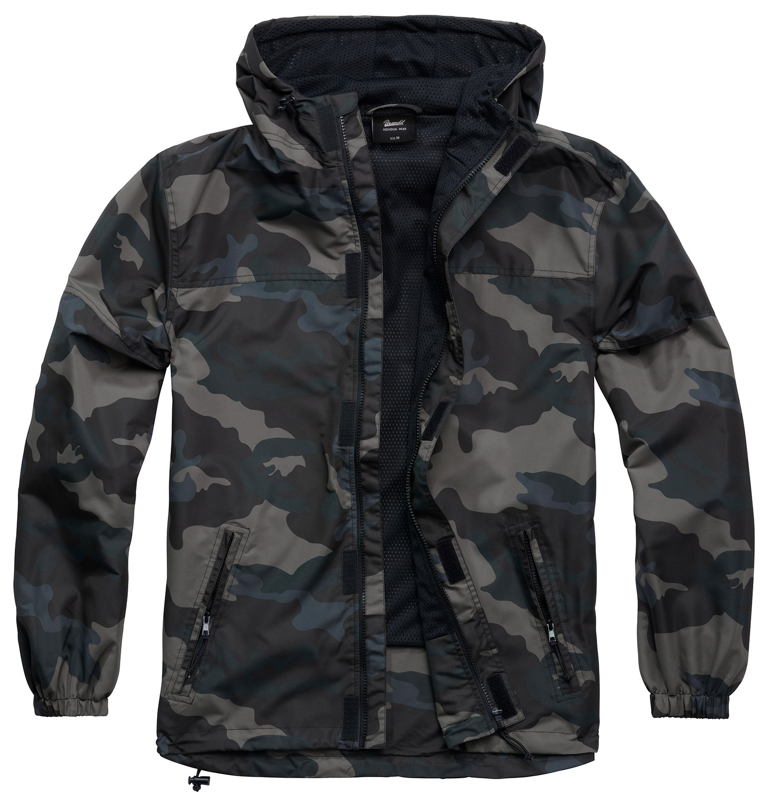 BranditHerrenJackeSummerWindbreakerFrontzipDarkcamo-S