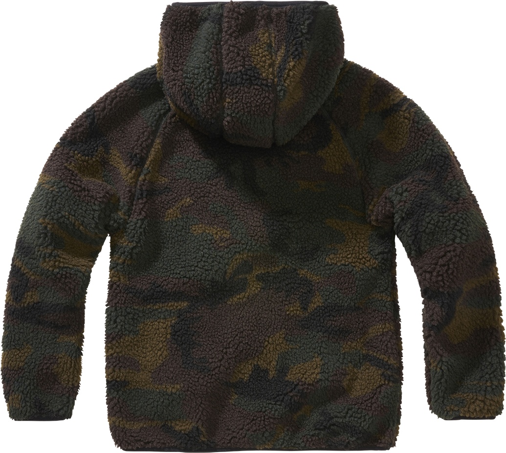 BranditKinderJackeKidsTeddyfleecejacketHoodWoodland-122128