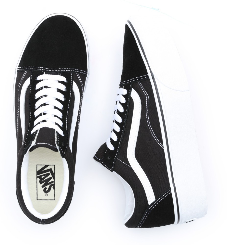 VansUnisexLifestyleClassicFTWSneakerUaOldSkoolStackformSuedeCanvasBlackTrueWhite