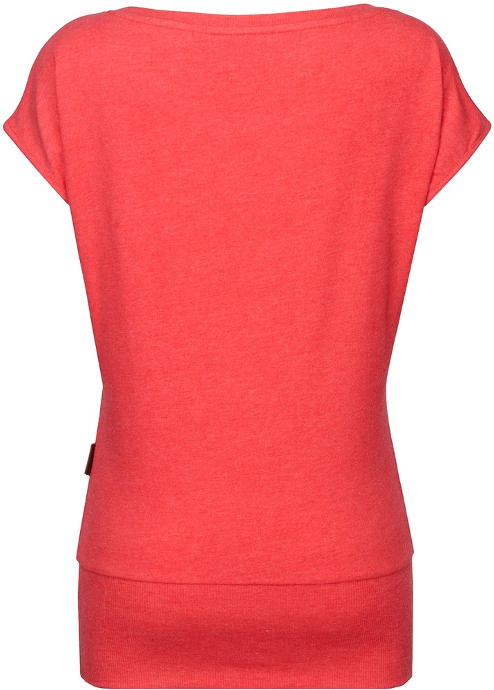 NaketanoDamenT-ShirtWolle1801-0002CherryRedMelange-XS