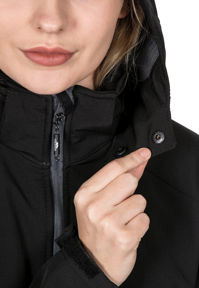 TrespassDamenJackeBelaIi-FemaleSoftshellJacketTp75Black-L