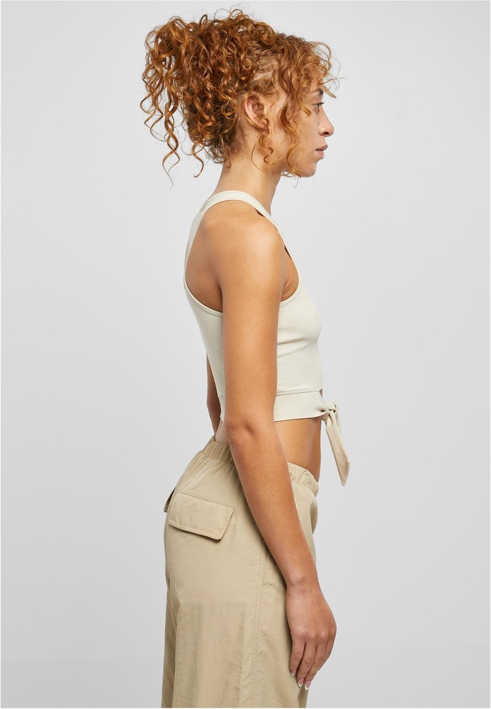 UrbanClassicsDamenLadiesCroppedKnotTop