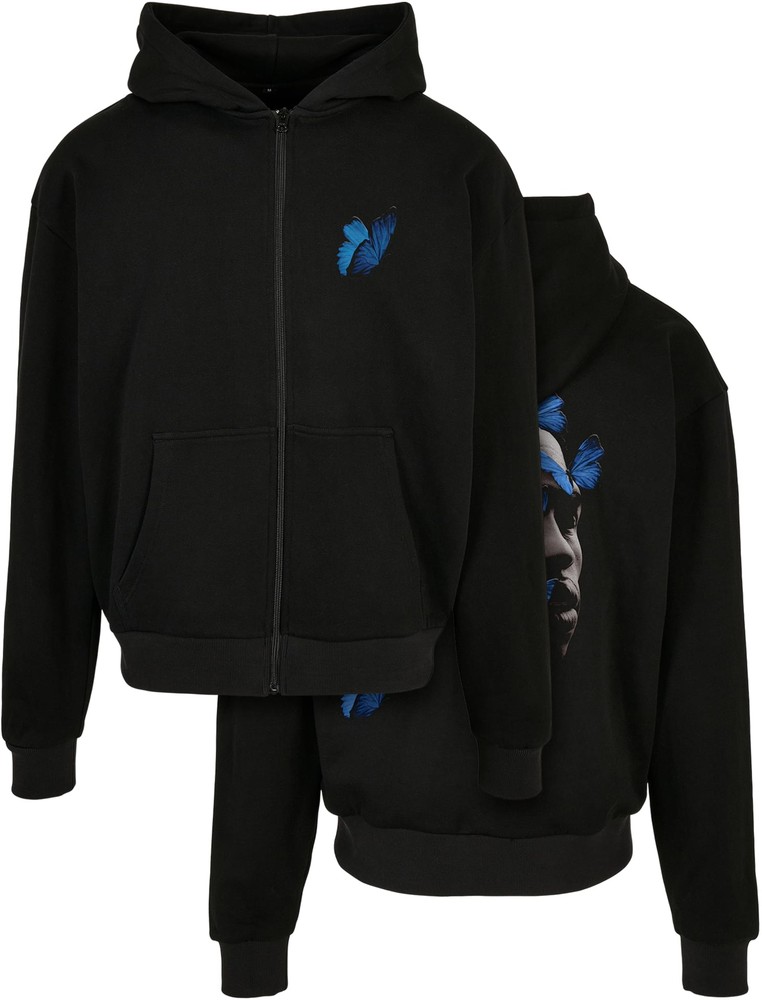 MTUpscaleSweatshirtLePapillonHeavyOversizeZipHoodyBlack