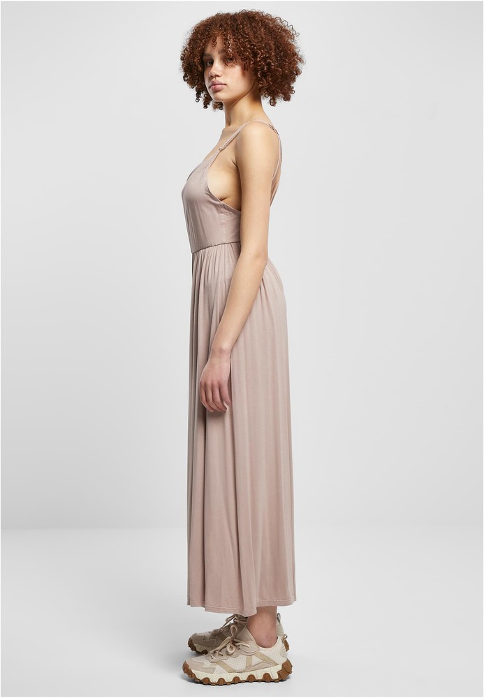 UrbanClassicsDamenLadiesModalSpaghettiJumpsuitDuskrose-3XL