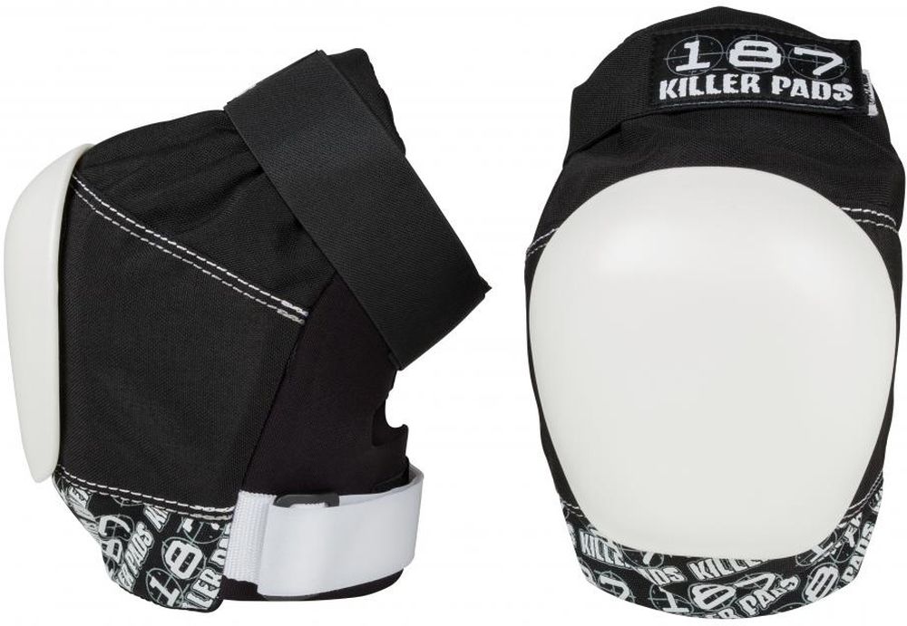 187SportprotektorenProKnee1890BlackWhite-XS