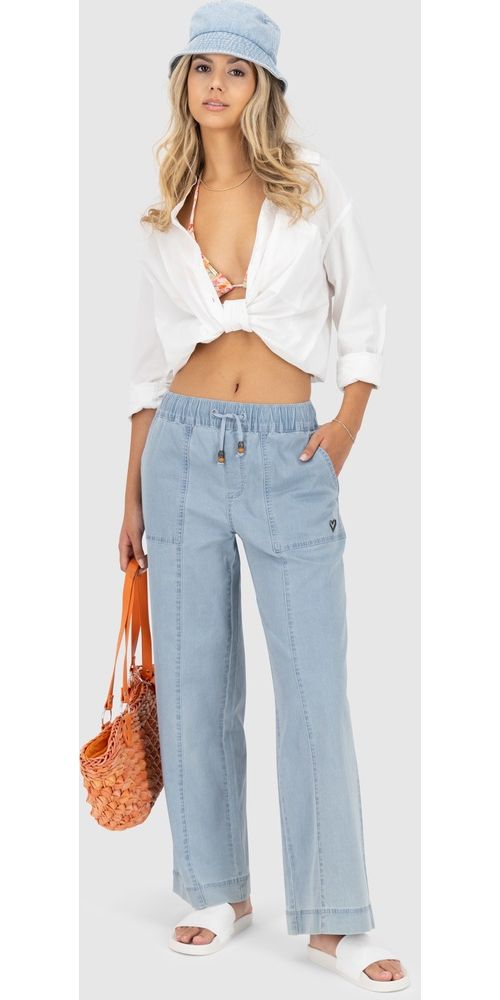 AlifeKickinDamenHoseAkinaAKDNMAPants21028-9999LightDenimWashed-L