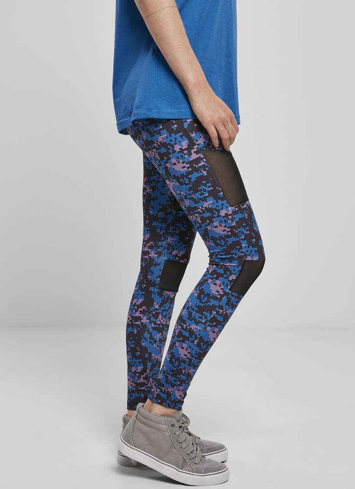 UrbanClassicsDamenLeggingsLadiesCamoTechMeshLeggingsDigitalDuskvioletCamo-3XL