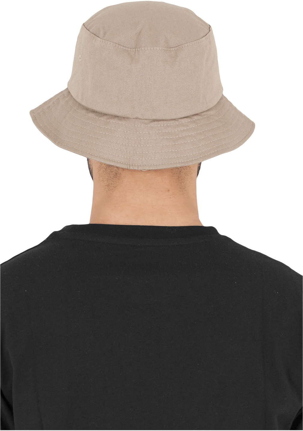 FlexfitCapCottonTwillBucketHatKhaki