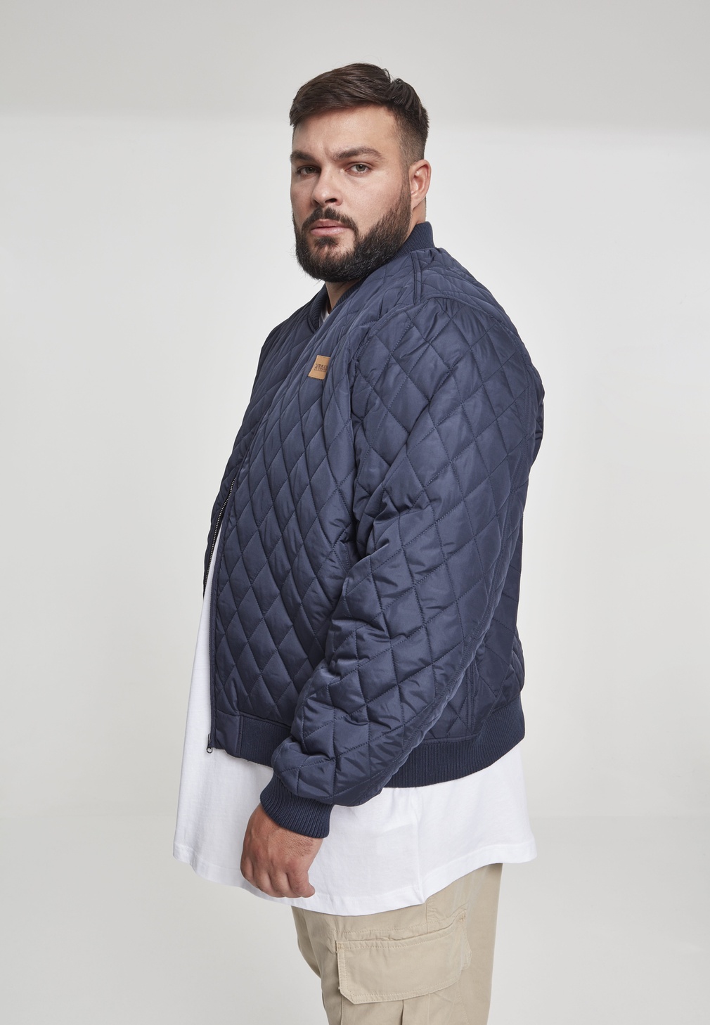 UrbanClassicsLeichteJackeDiamondQuiltNylonJacketNavy-3XL