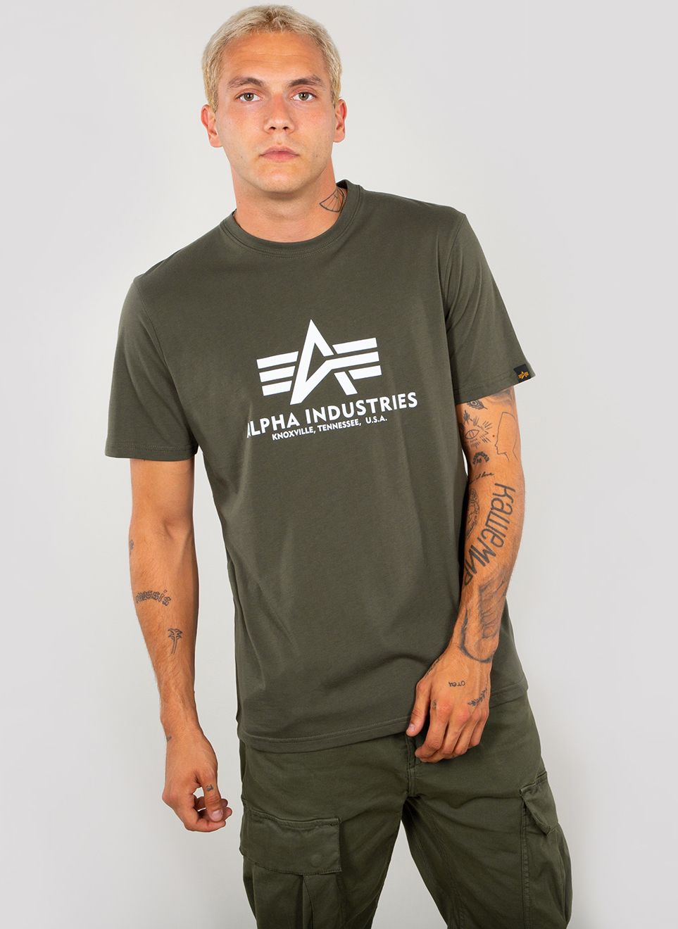 AlphaIndustriesBasicT-ShirtT-ShirtUnisexGreen-XXL